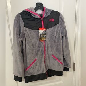 North Face fleece hoodie 14/16